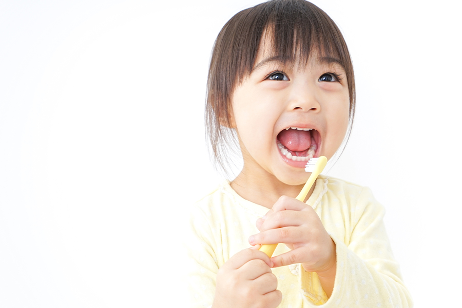 歯磨き(仕上げ磨き)が不充分