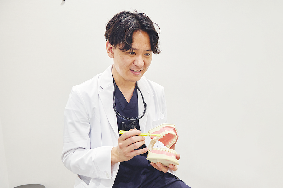 歯の磨き方指導